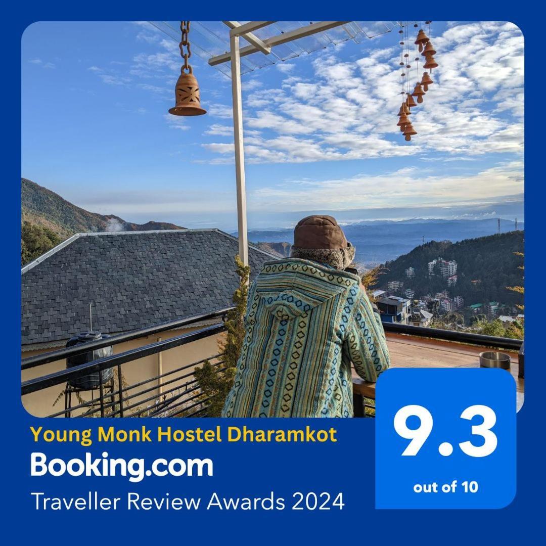Young Monk Hostel & Cafe Dharamkot McLeod Ganj Bagian luar foto